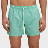 Sundek Juicy Stripe Short Length Badebukser - Herre - Bright Green