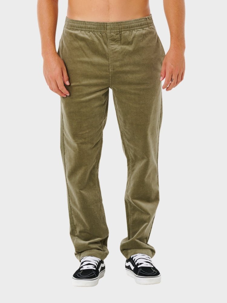 Classic Surf Cord Beach Bukser - Herre - Surplus Green - Gumpel & Co