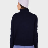 Signature Sweater - Dame - Dark Navy