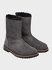 Uppsala Zip Shearling Smal - Unisex - Charcoal