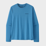 Long - Sleeved Capilene Cool Daily Skjorte - Boardshort Logo - Shore Blue - Light Shore Blue X - Dye - Gumpel & Co