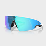 Oakley Meta Vanguard white frame with the icon blue prizm sapphire lens. From the site 