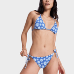 Roxy Printed Essentials Classic tie side Bikini Underdel - Dame - Dutch Blue Flower Soul Small