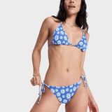 Roxy Printed Essentials Classic tie side Bikini Underdel - Dame - Dutch Blue Flower Soul Small