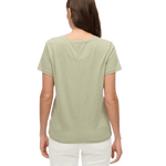 SUPERDRY Studios Slub Embroidered Tshirt - Dame - Dusty Sage