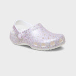 CROCS Classic Fantasy Glitter Clog Crocs - Børn - White