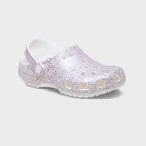 CROCS Classic Fantasy Glitter Clog Crocs - Børn - White