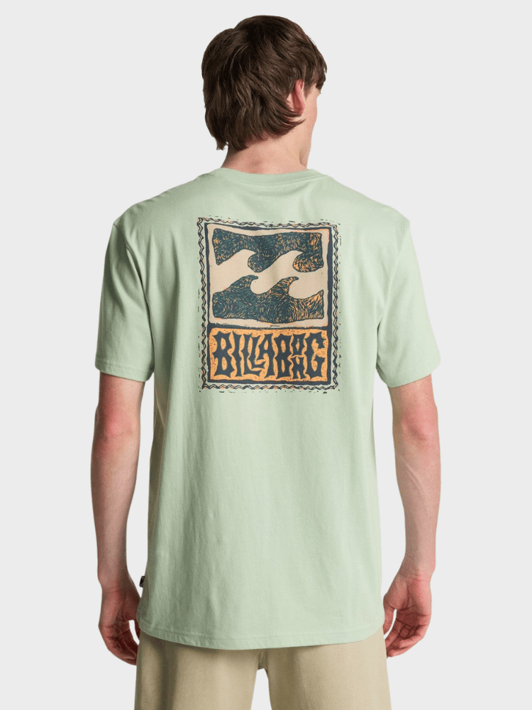 Billabong Stamp T-Shirt - Herre - Vintage Green