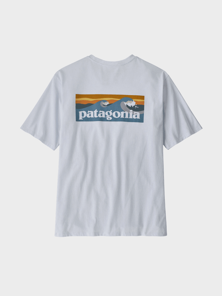 Patagonia Responsibili Tshirt - Herre - Boardshort Logo / Hvid