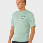 Rip Curl Pacific Rinse Surflite UPF S/S UV trøjer - Herre - Aloe