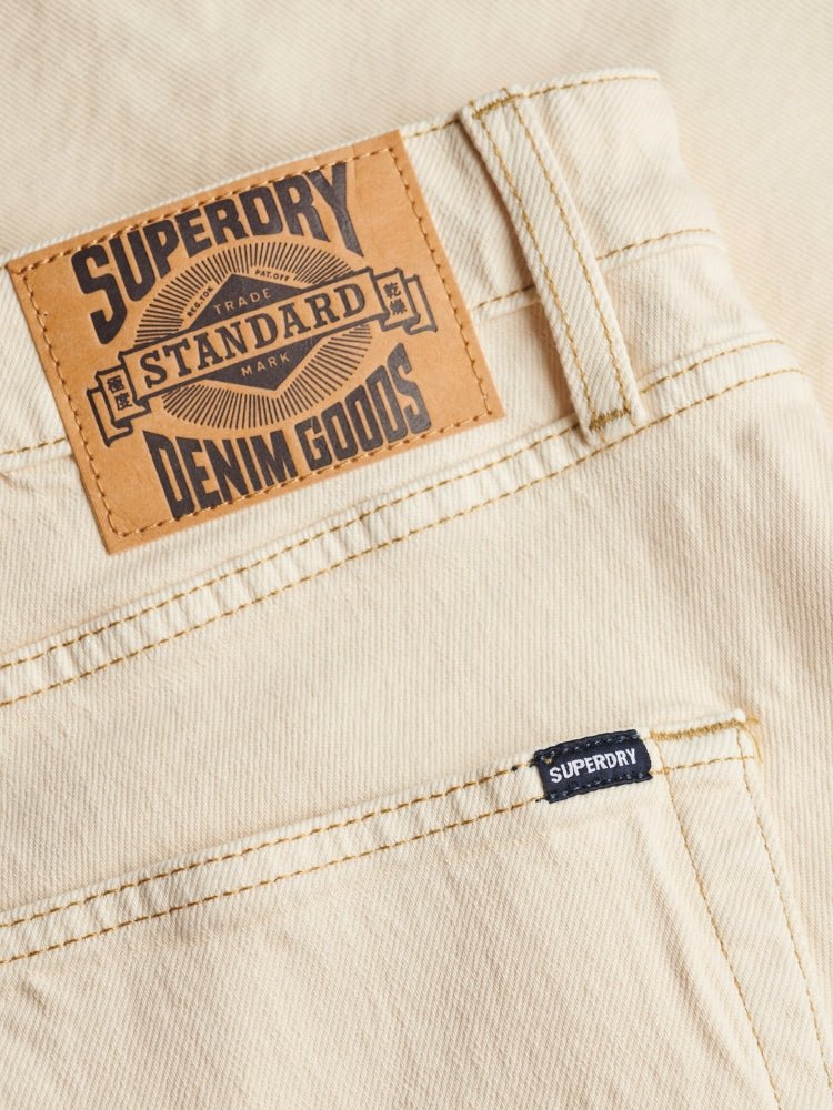 SUPERDRY Vintage Straight Shorts - Herre - Natural