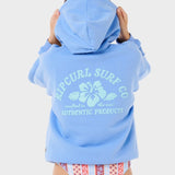 Rip Curl Surf Puff Heritage Hood P/P Hoodie - Dame - Cornflower Blue