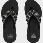Reef Spring Woven Klipklapper - Dame - Black/Cream - Gumpel & Co