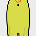 Woop Boogie Wave Power Bodyboard - Unisex - Orange Lime - Gumpel & Co
