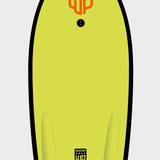 Woop Boogie Wave Power Bodyboard - Unisex - Orange Lime - Gumpel & Co