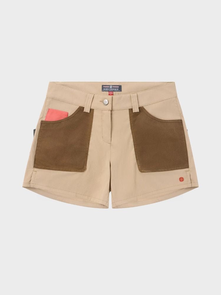 W 5 Inch Field Shorts - Dame - Desert / Tan - Gumpel & Co