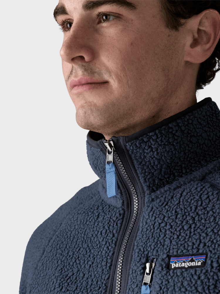 Patagonia Retro Pile Fleecetrøje - Herre - New Navy w/Sunken Blue