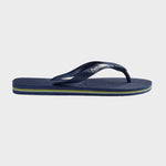 Brasil Logo Klipklapper - Unisex - Navy Blue - Gumpel & Co