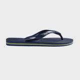 Brasil Logo Klipklapper - Unisex - Navy Blue - Gumpel & Co