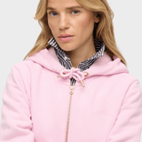 Essential Logo Zip Hoodie - Dame - Pink Lady - Gumpel & Co
