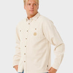 Premium Surf Cord L/S Skjorter - Herre - Sand Dune - Gumpel & Co