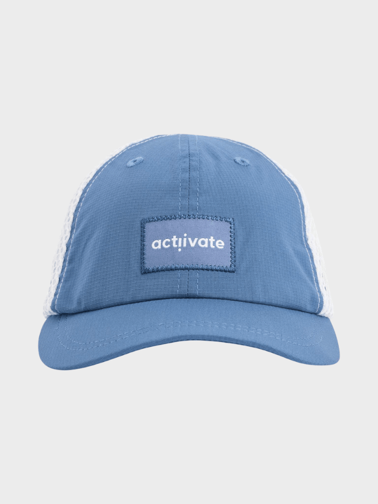 Blaze Foldable Solid Trucker Cap - Unisex - Blue - Gumpel & Co