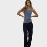 BLUE SPORTSWEAR Delia denim Tank Top - Dame - Denim Blue