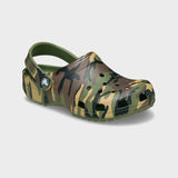 Classic Camouflage Clog Crocs - Børn - Army Green/Multi - Gumpel & Co
