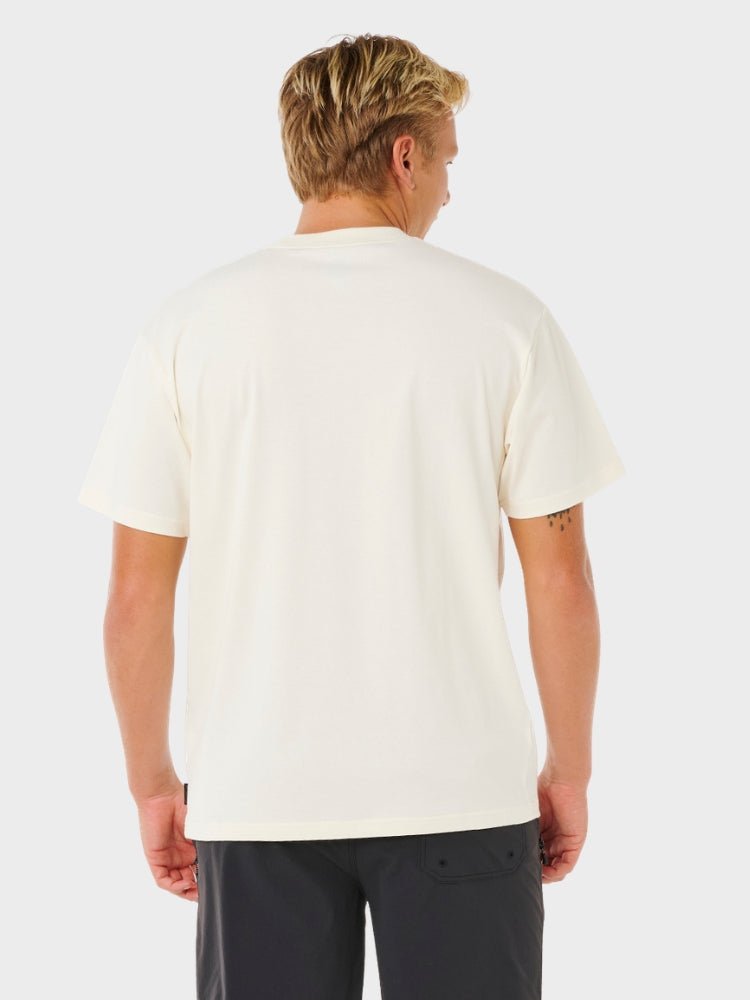 Rip Curl Search Embroidery T shirt - Herre - Bone
