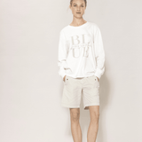 Joanna crewneck Sweat - Dame - Milk - Gumpel & Co