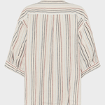 KNOWLEDGE COTTON APPAREL Stibet skjortebluse - Dame - Multi color stripe
