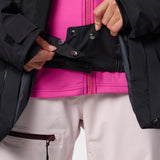 Puffy Isoleret Parka Skijakke - Dame - Black