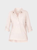 Latina LS Polo Tee - Dame - Soft Rose