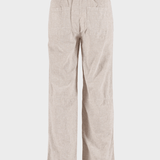 Luca linen Trousers - Dame - Chalk - melange - Gumpel & Co