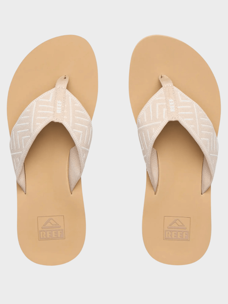Reef Spring Woven Klipklapper - Dame - Warm sand - Gumpel & Co