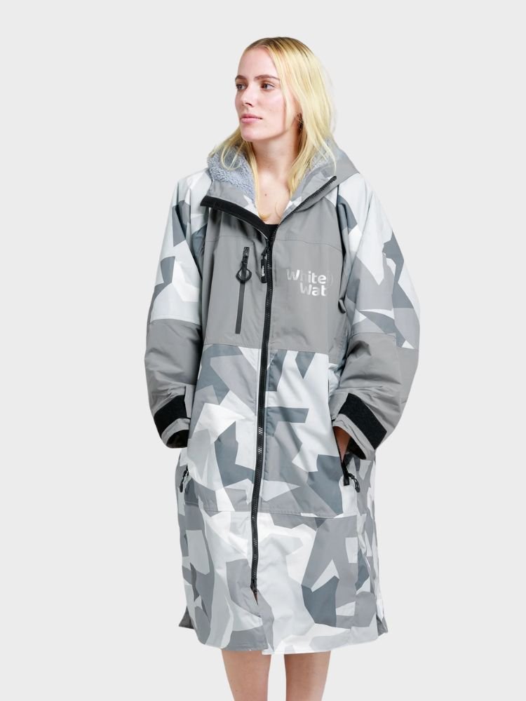 White Water Robe - Arctic Camo / Grå - Gumpel & Co