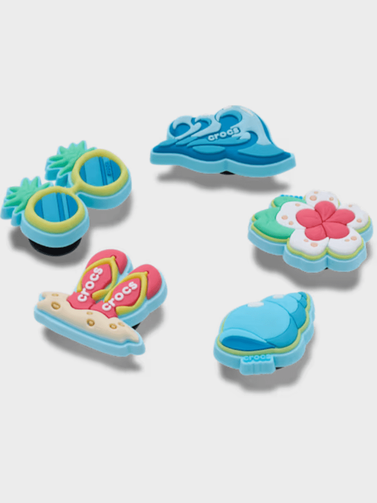 Crocs 5 Pack Jibbits - Beach Time