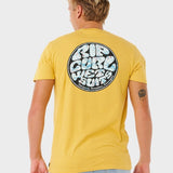 Wettie Passage Icon T shirt - Herre - Ochre - Gumpel & Co