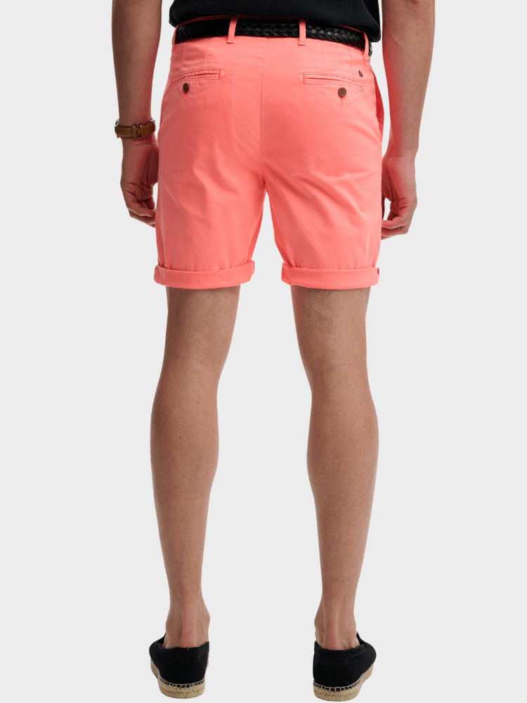 SUPERDRY Premium Regular Chino Shorts - Herre - Torch Flame Orange