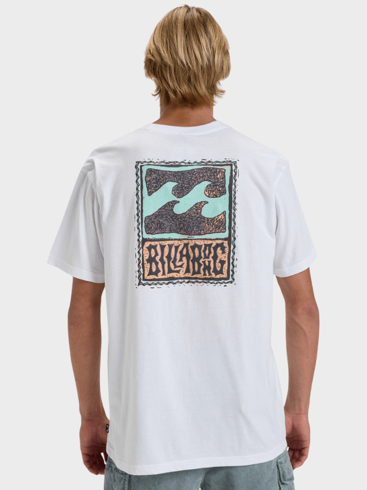Stamp T-Shirt - Herre - Hvid - Gumpel & Co