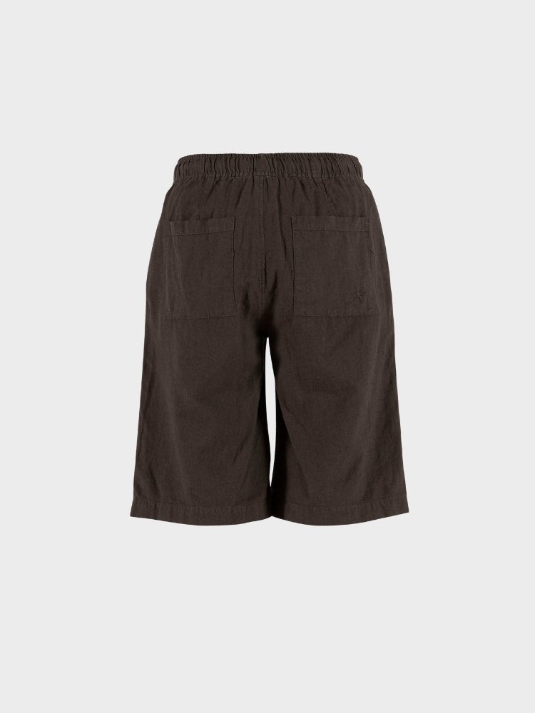 BLUE SPORTSWEAR Lisamarie linen Bermudas - Dame - Coffee