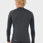 Rip Curl Dawn Patrol UPF Perf L/S UV trøjer - Herre - Black Marle