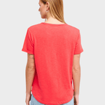 Roxy Oceanwave Regular Emby T shirt - Dame - Hibiscus