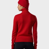 JCC Teddy Quarter Zip Strik - Dame - Red