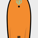 Woop Boogie Wave Power Bodyboard - Unisex - Seagreen Tangerine - Gumpel & Co