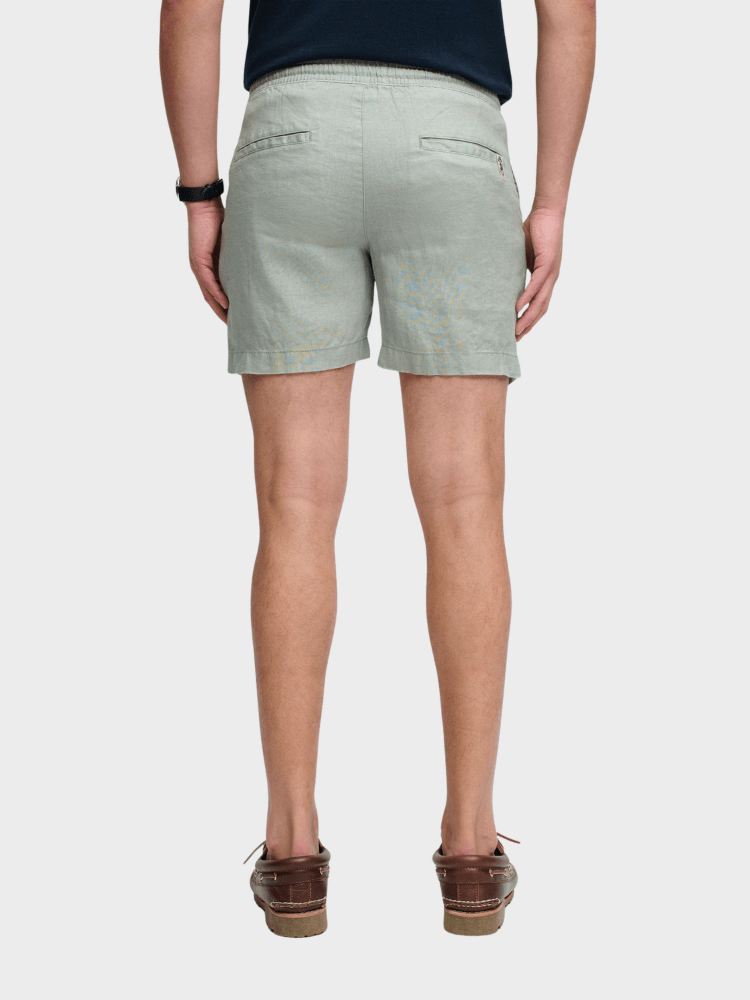 SUPERDRY Merchant Linen Shorts - Herre - Bay Green