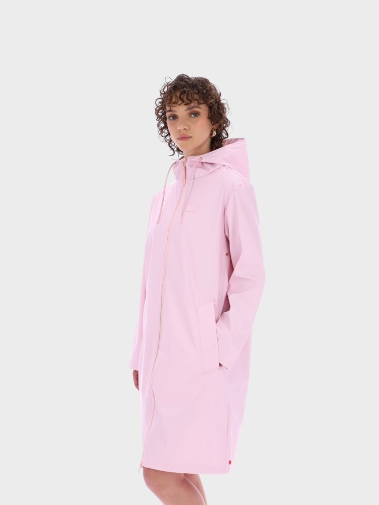 Hunter Andrea PU Rain Coat - Unisex - Parfait Pink