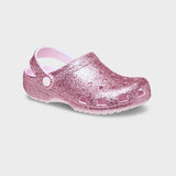 CROCS Classic Chunky Glitter Clog Crocs - Børn - Pink Milk