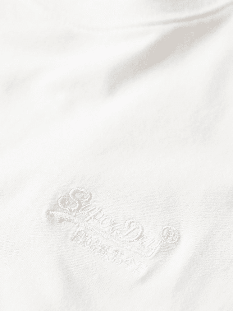Organic Cotton Essential Logo Tshirt - Herre - Optic - Gumpel & Co