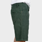 Cord Fløjls Shorts - Herrer - Dark Green